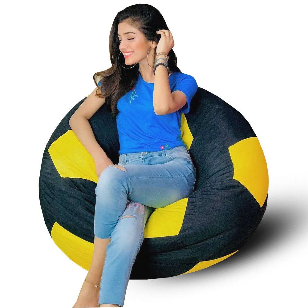 King Size Football Fabric Bean Bag -  - Relaxsit
