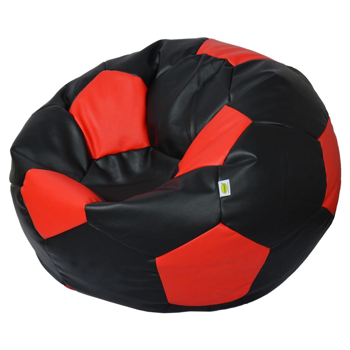 Kids Leather Football Bean Bag Chair - ideal below 10years age -