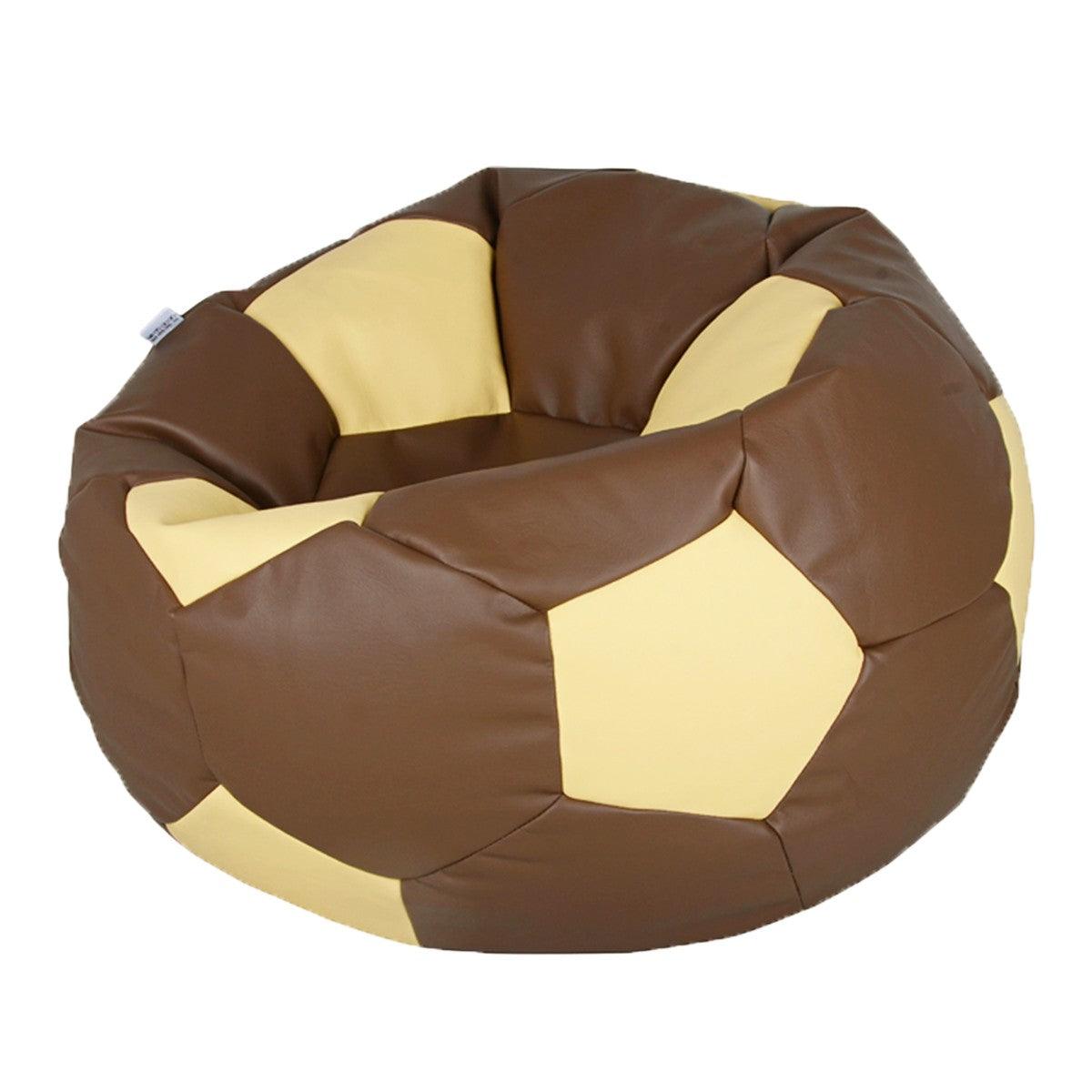 Kids Leather Football Bean Bag Chair - ideal below 10years age -