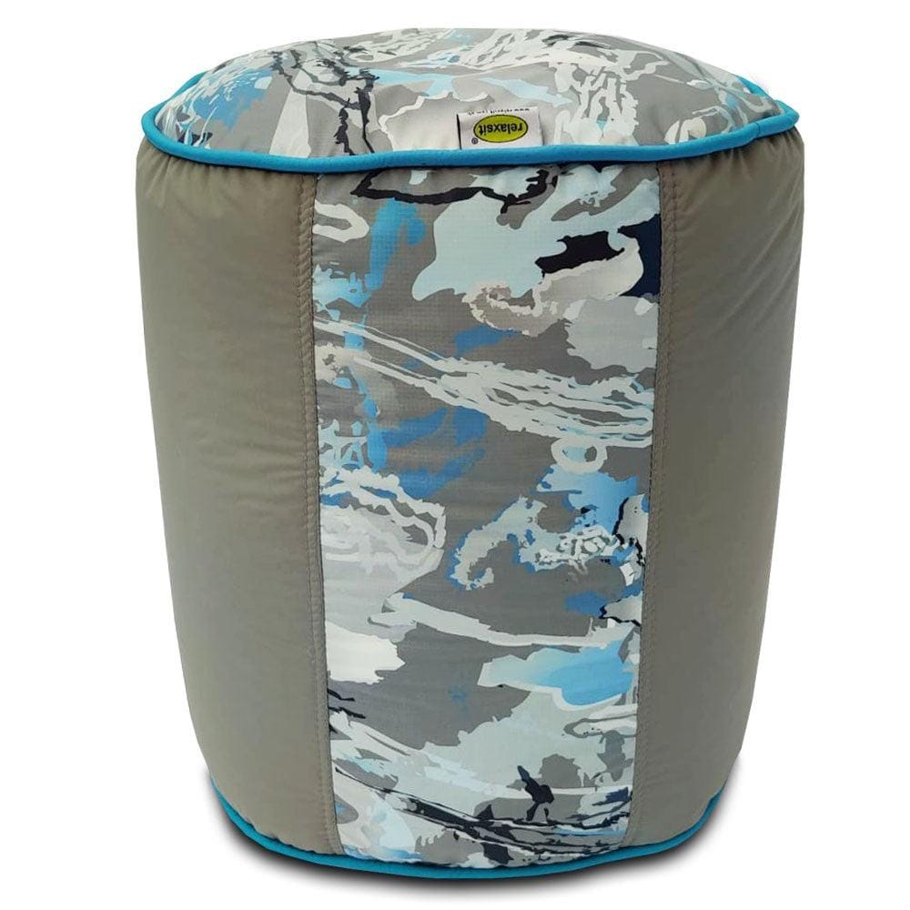 Digital Printed Large Lounger Bean Bag with Stool - Home Decor Chairs Matching Furniture grand sofa beans bag - Relaxsit