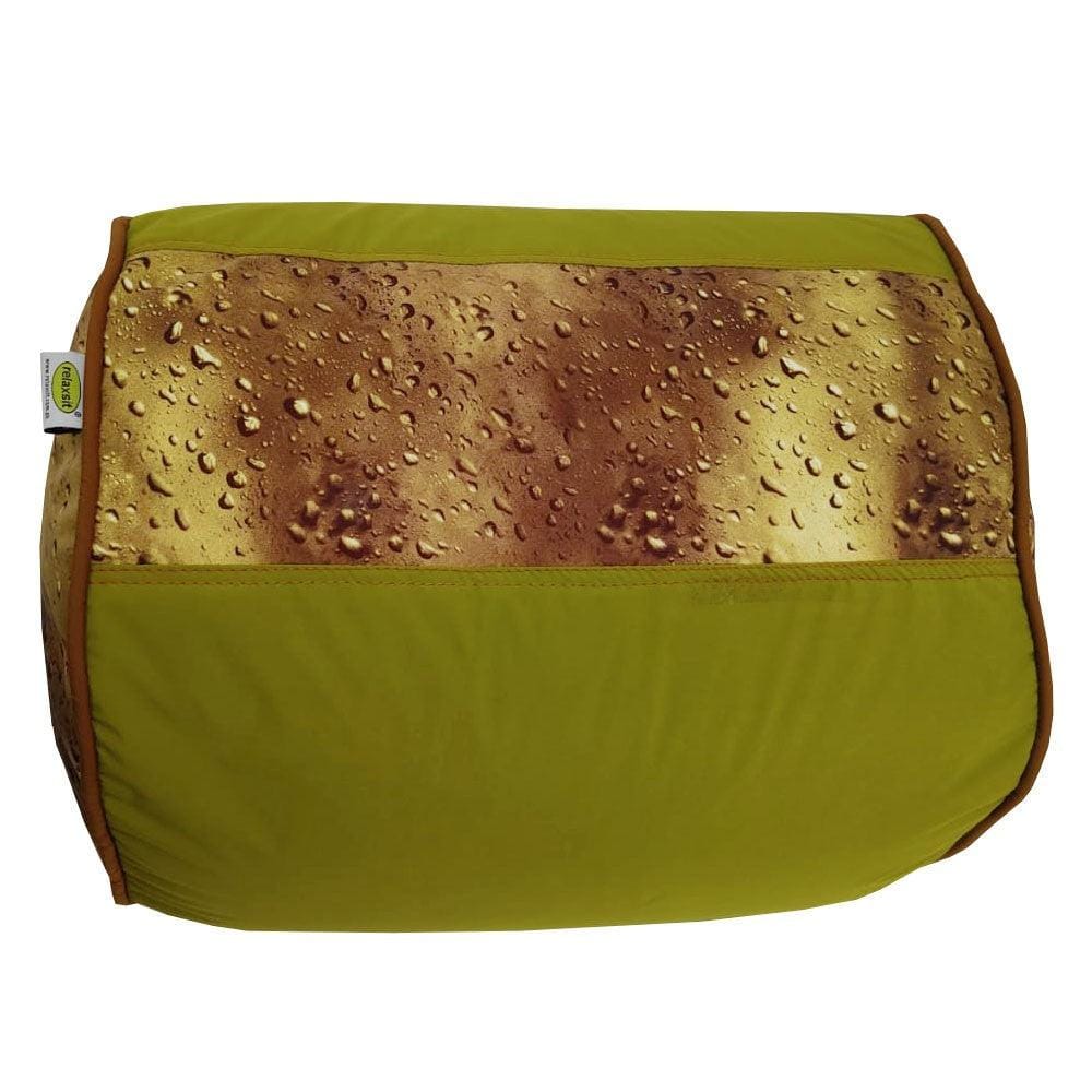 Digital Printed Large Lounger Bean Bag with Stool - Home Decor Chairs Matching Furniture grand sofa beans bag - Relaxsit