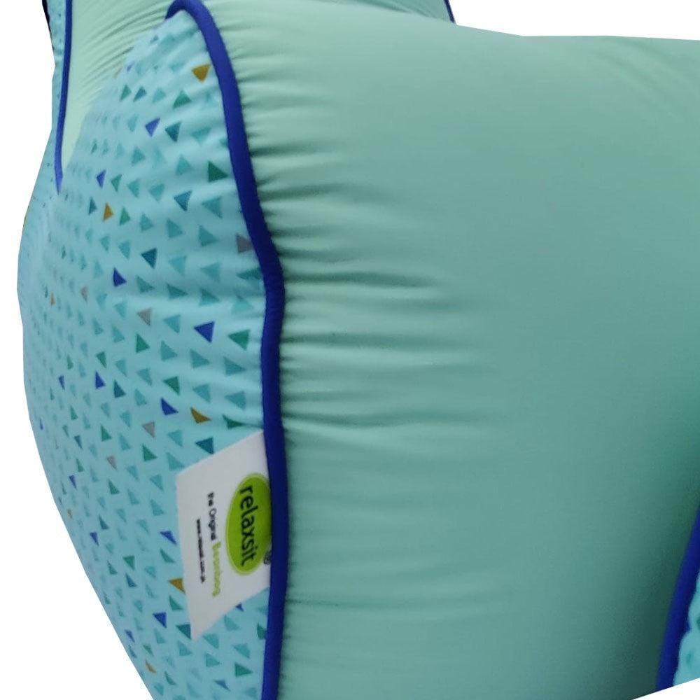 Digital Printed Large Lounger Bean Bag with Stool - Home Decor Chairs Matching Furniture grand sofa beans bag - Relaxsit