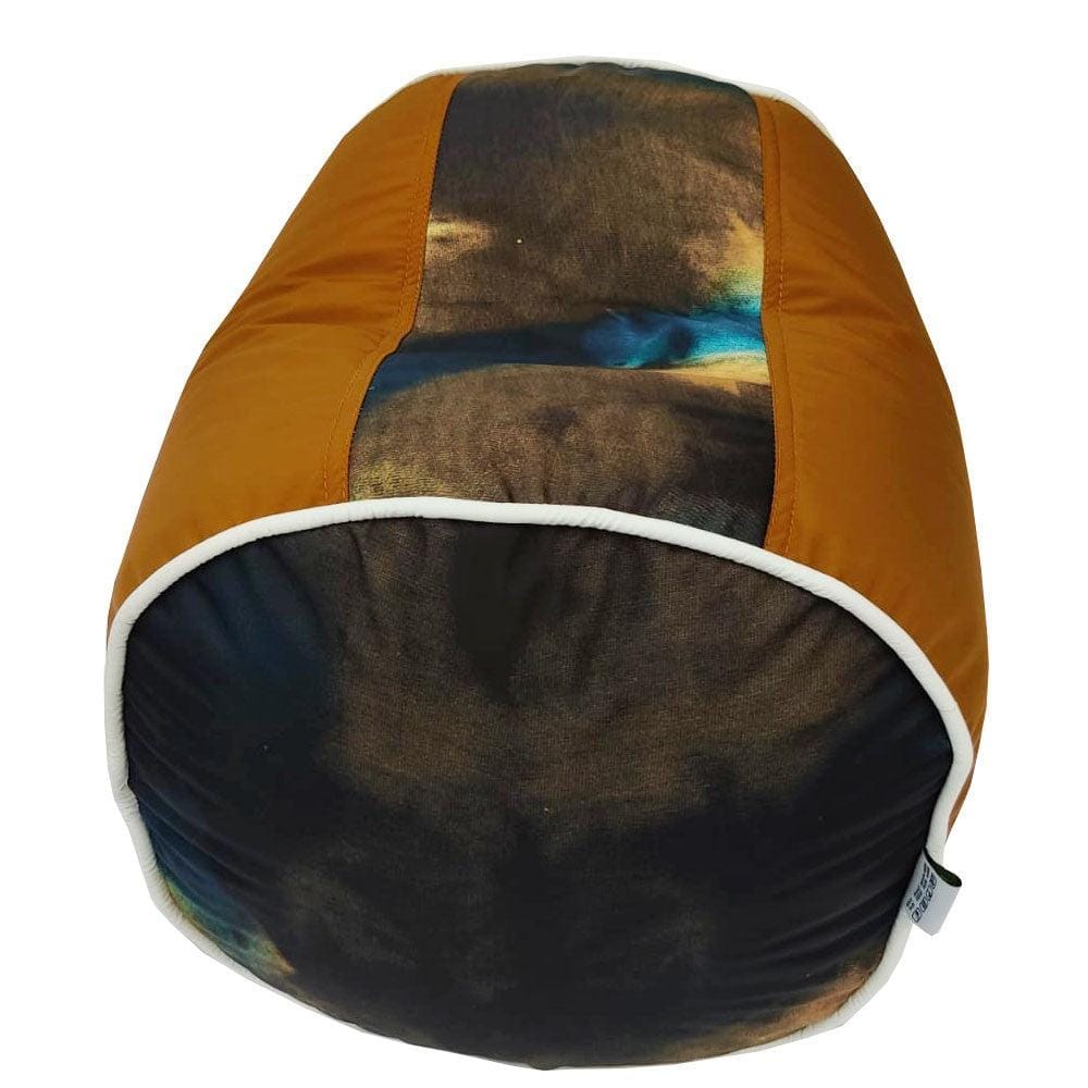 Digital Printed Large Lounger Bean Bag with Stool - Home Decor Chairs Matching Furniture grand sofa beans bag - Relaxsit