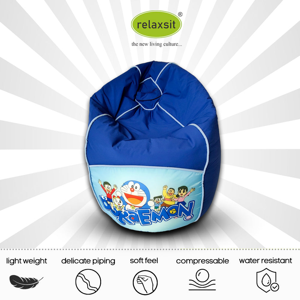 Toodler Cartoon Printed Bean Bag Sofa