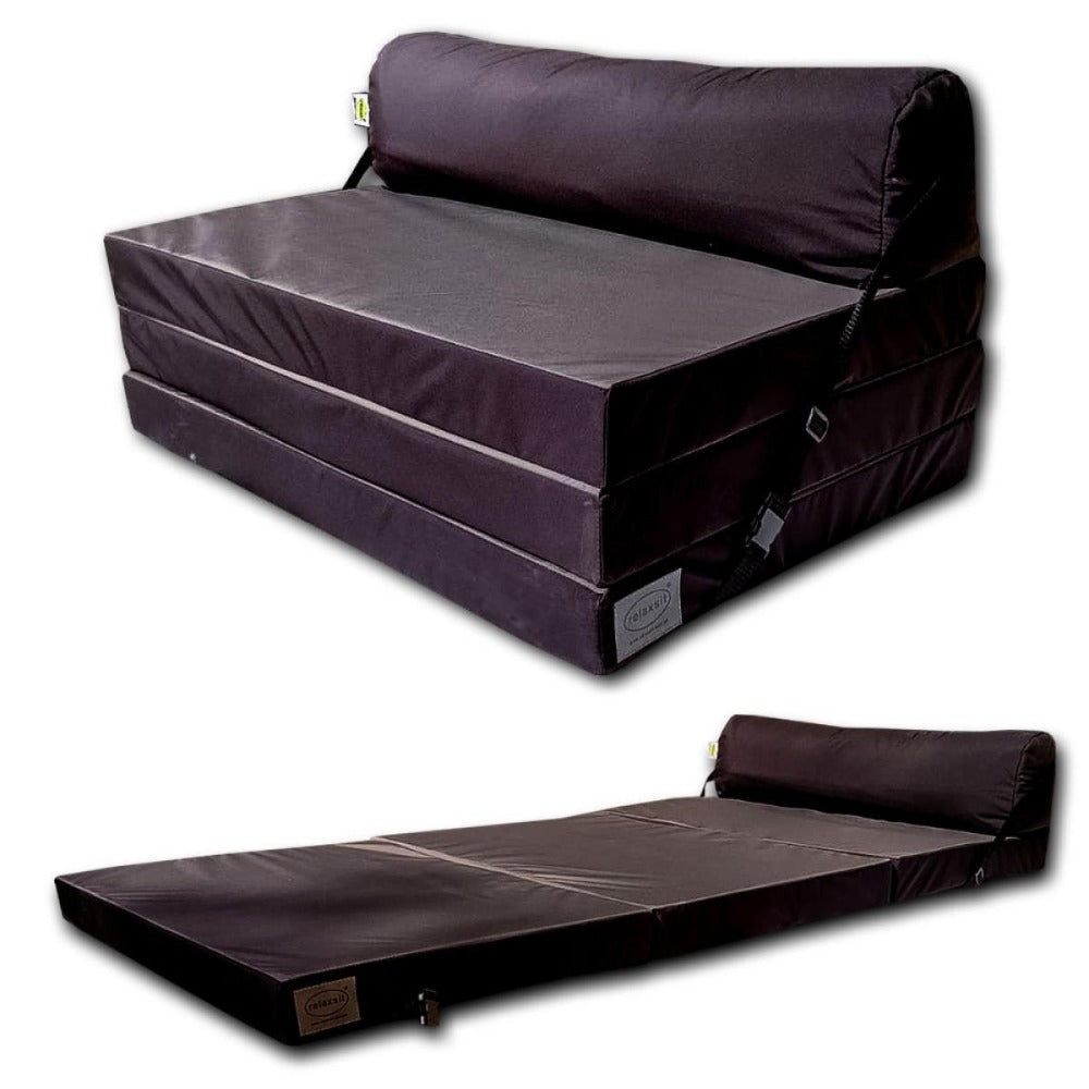 Fold Out Z Chair Bed Fabric Single Chair - Relaxsit