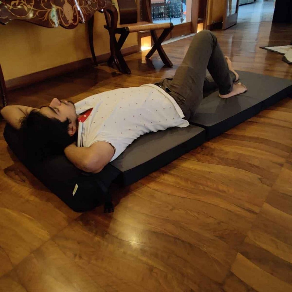 Fold Out Z Chair Bed Fabric Single Chair - Relaxsit