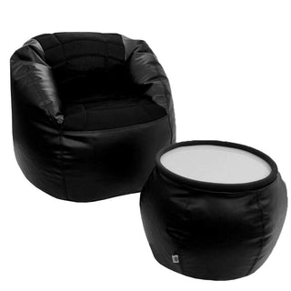 Sports Chair King Size Fabric Bean Bag Sofa - Xl Beanbag Sofa Chair L 110 x W 90 x H 85cm -  - Relaxsit