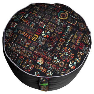 Relaxsit Bean Bag Stool – Traditional Round Footstool – Versatile Ottoman-style Footrest and Table Top – Dim. 45x45xH30cm - Relaxsit