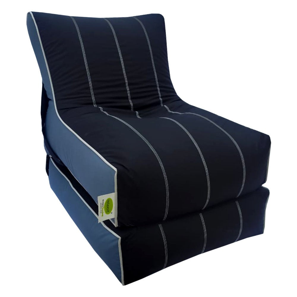 Relaxsit Wallow Bean Bag Bed Chair – Multipurpose Water Repellant Flip out Sofa – Polyester Bean Bag with Easy Refilling Option - Relaxsit