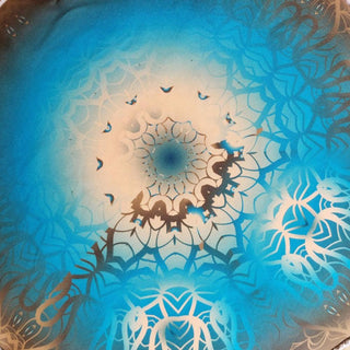 Relaxsit Bean Bag Stool – Traditional Round Footstool – Versatile Ottoman-style Footrest and Table Top – Dim. 45x45xH30cm - Relaxsit