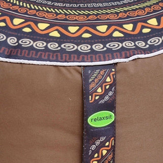 Relaxsit Bean Bag Stool – Traditional Round Footstool – Versatile Ottoman-style Footrest and Table Top – Dim. 45x45xH30cm - Relaxsit