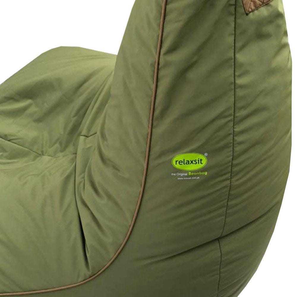 Pear Bean Bag Lounger with foot stool - Relaxsit