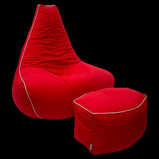 Pear Bean Bag Lounger with foot stool - Relaxsit