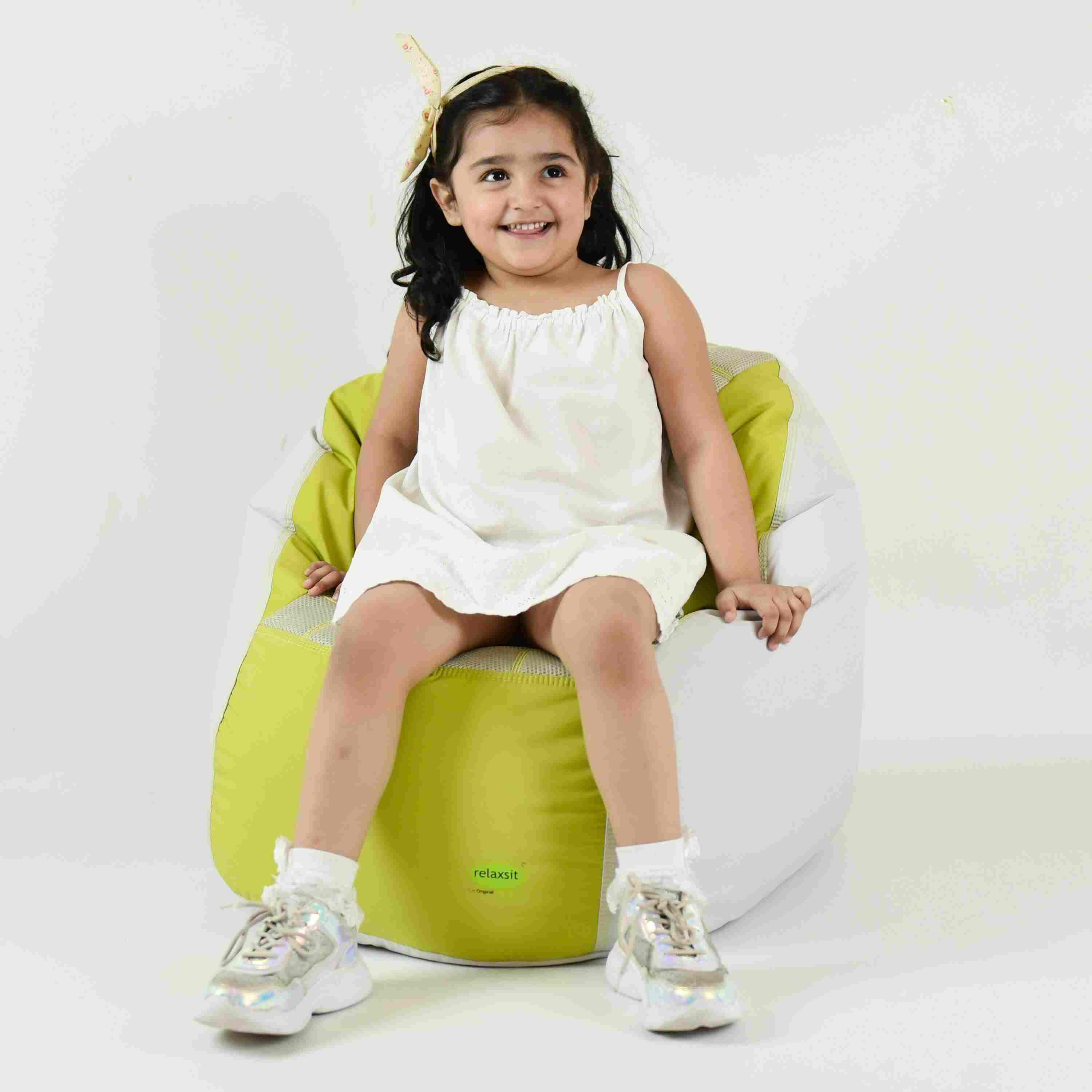 Sports Chair Kids Sofa Bean Bag Polyester Fabric - Relaxsit