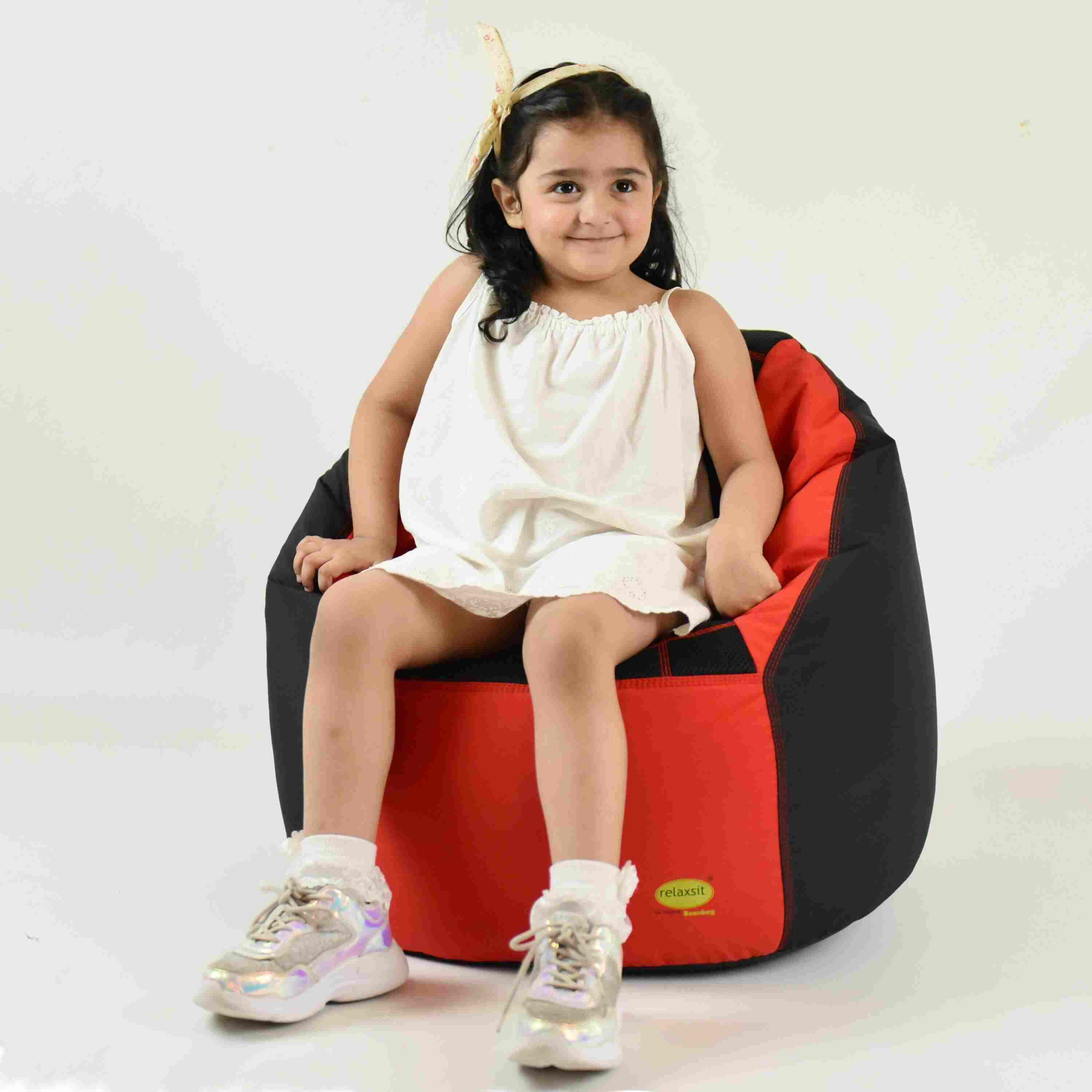 Sports Chair Kids Sofa Bean Bag Polyester Fabric - Relaxsit