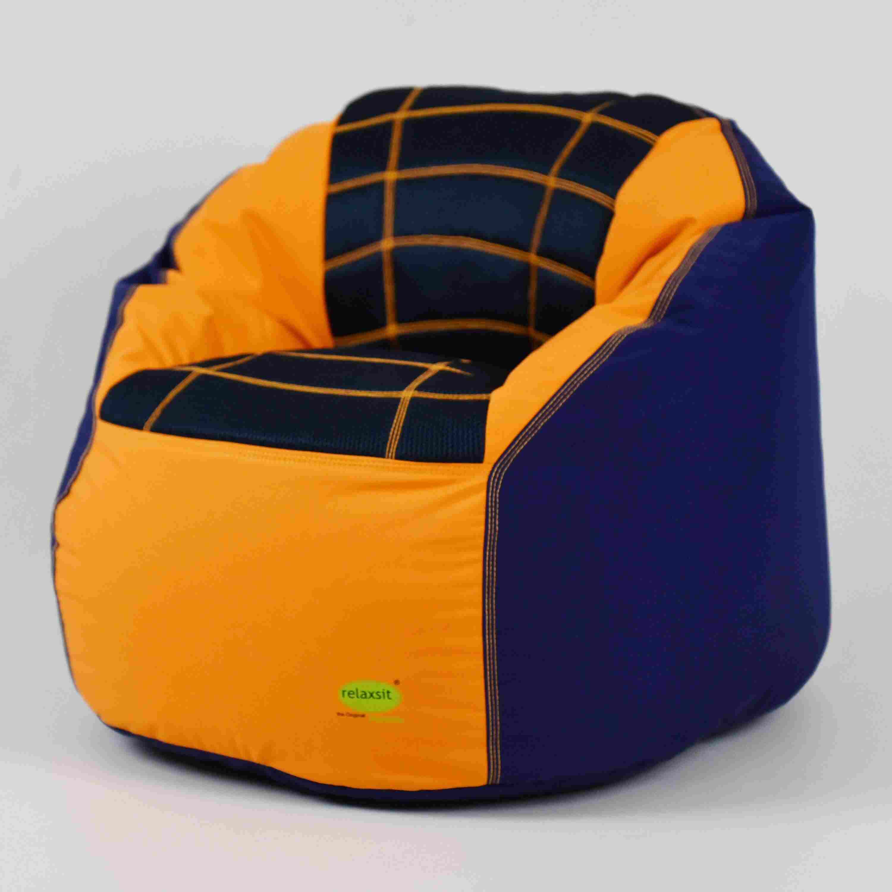 Sports Chair Kids Sofa Bean Bag Polyester Fabric - Relaxsit