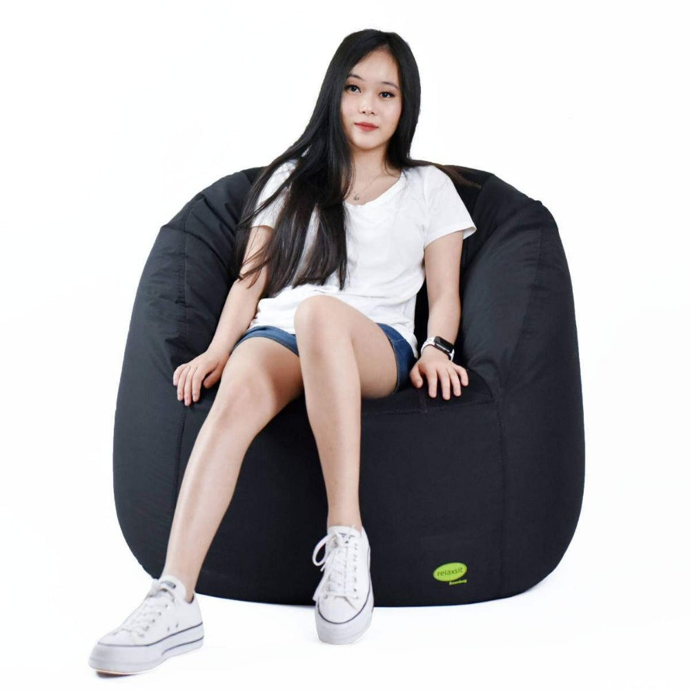 Sports Chair King Size Fabric Bean Bag Sofa - Xl Beanbag Sofa Chair L 110 x W 90 x H 85cm -  - Relaxsit