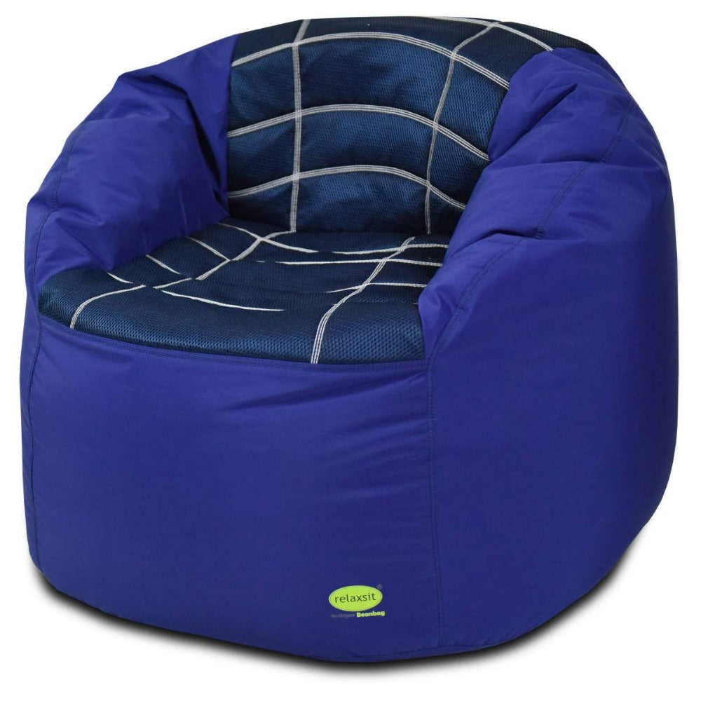 Sports Chair King Size Fabric Bean Bag Sofa - Xl Beanbag Sofa Chair L 110 x W 90 x H 85cm -  - Relaxsit