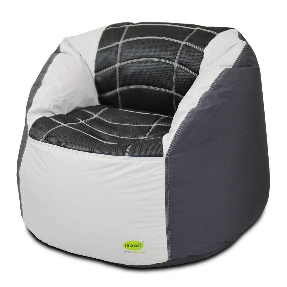 Sports Chair King Size Fabric Bean Bag Sofa - Xl Beanbag Sofa Chair L 110 x W 90 x H 85cm -  - Relaxsit