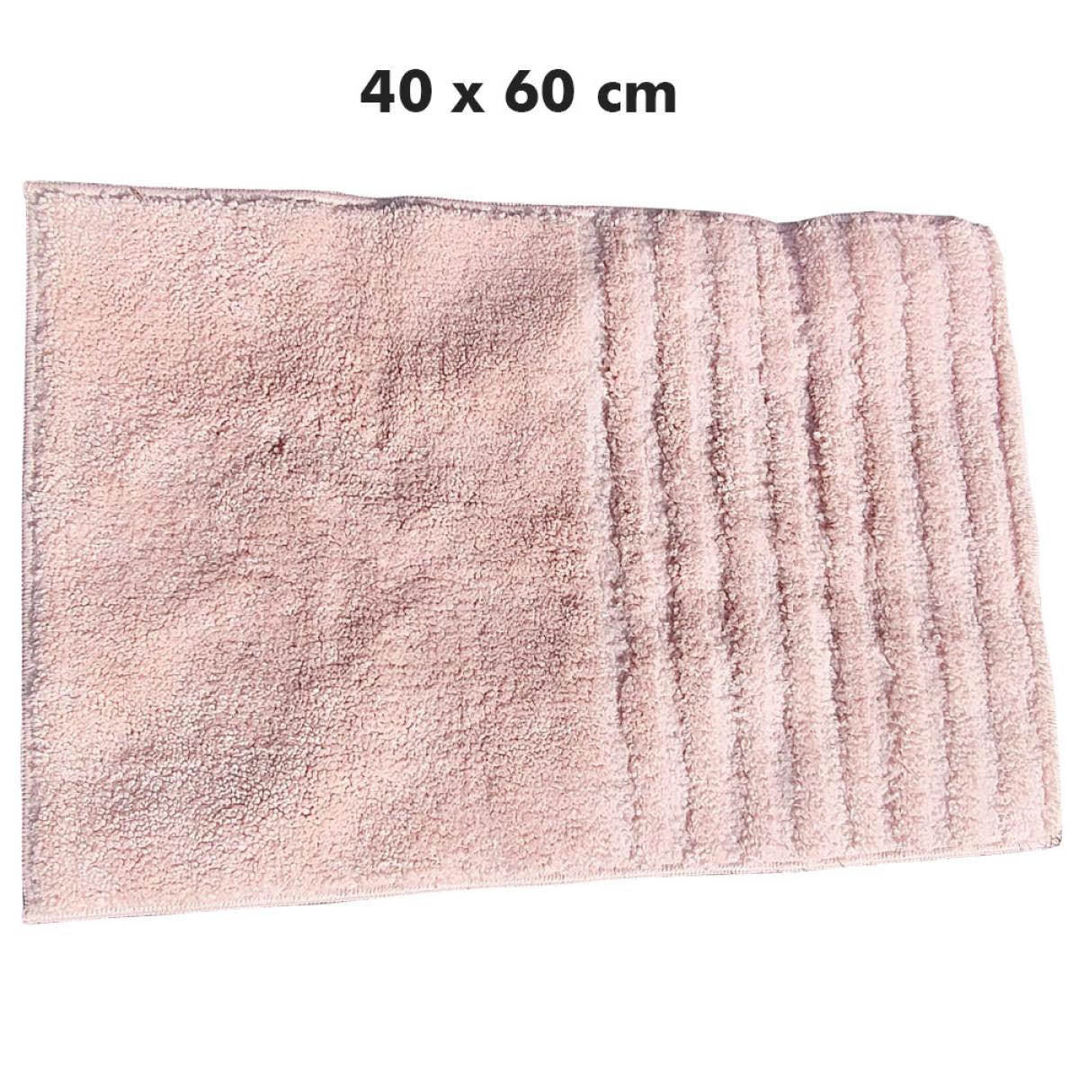 Relaxsit Thick Pile bath mats Bath Mat Non Slip Absorbent Super Rug Carpet Modern Design High Pile mat size 40 x 60cm - Relaxsit