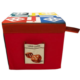 Relaxsit Funky Pouf Cube Luxury Living Room and Bedroom Seating Plus Footstool Size 16’’ x 16’’ x 15" Height -  - Relaxsit