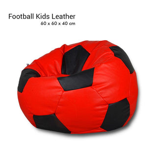 Kids Leather Football Bean Bag Chair - ideal below 10years age -