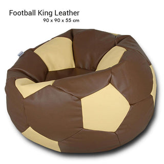 King Size Football Leather Bean Bag -  - Relaxsit