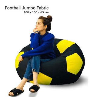 Jumbo XXL Fabric Football Bean Bag -  - Relaxsit