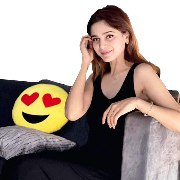 Emoji Soft Pillows Stuffed Cushions Round Home Decor Pillows -  - Relaxsit