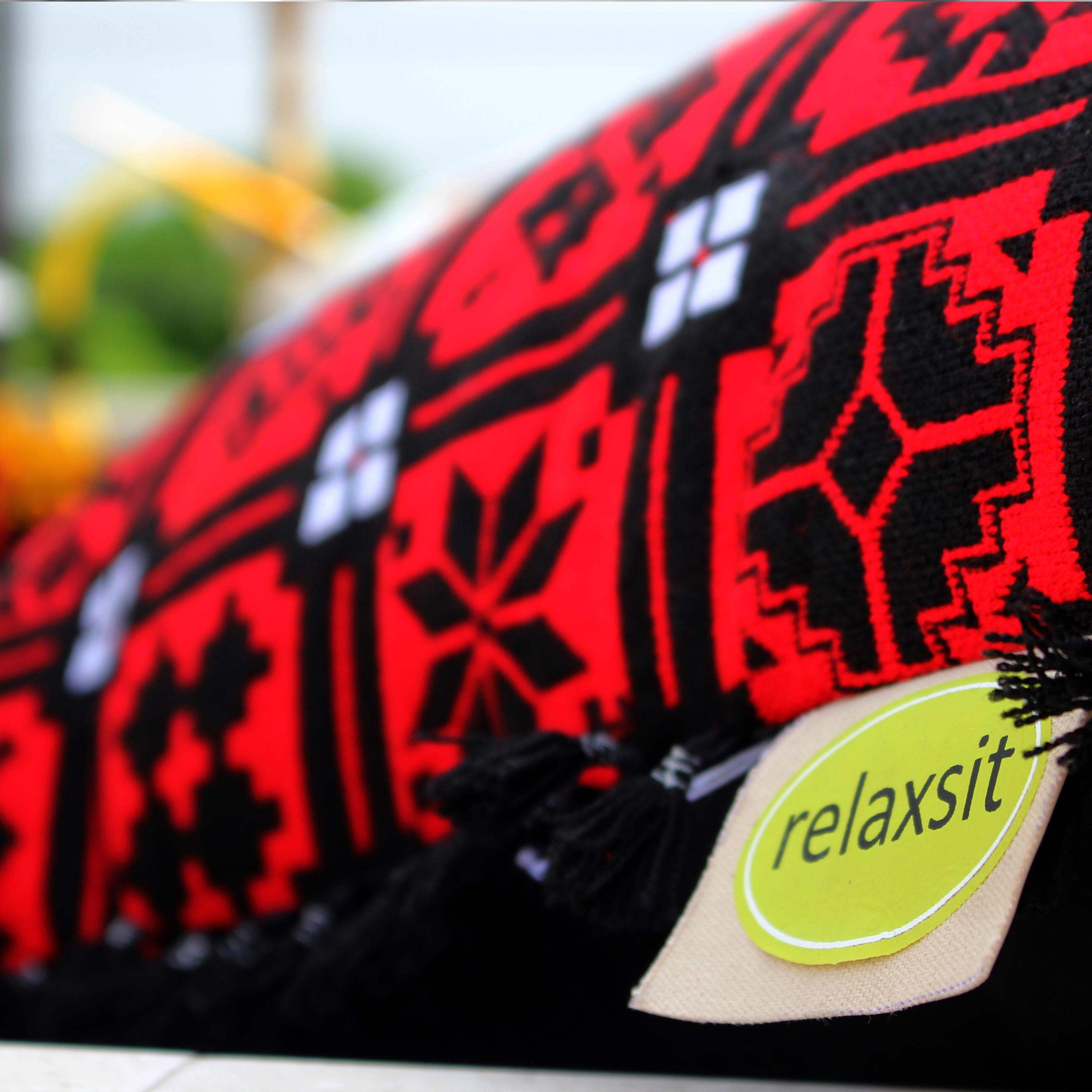 Traditional Floor Cushion Acrylic & polyester Inclusive of filing case size 26 x 26" Cover Relaxsit