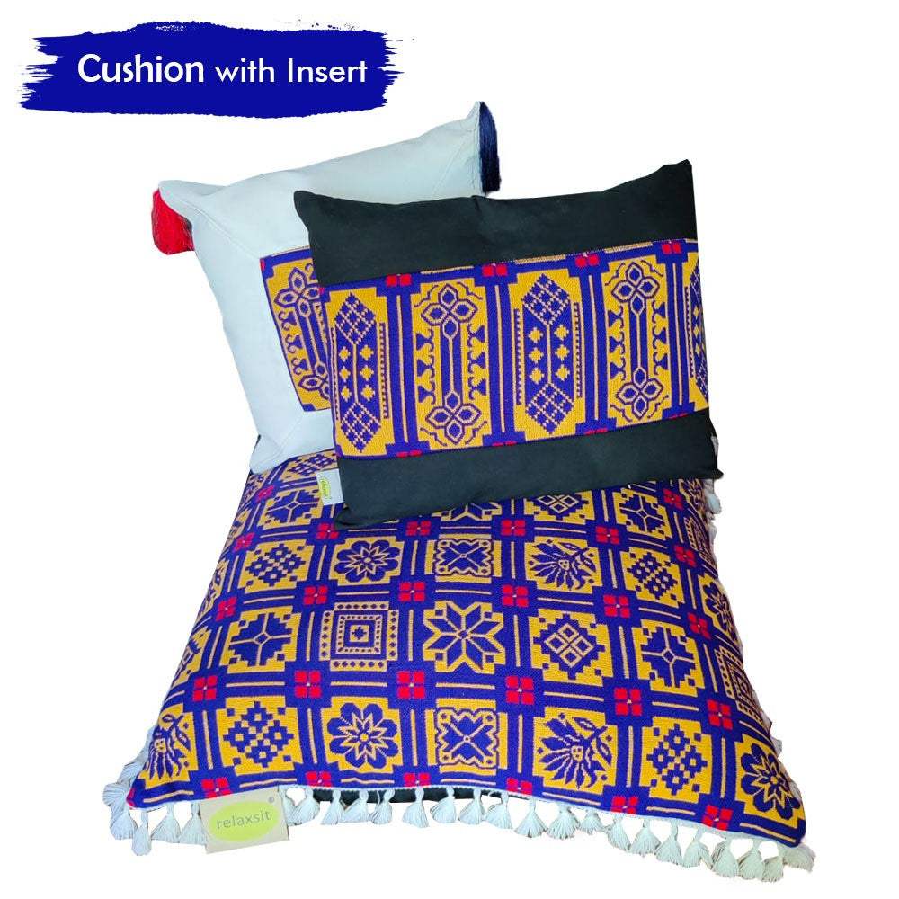 Traditional Pakistani Exports Quality Floor Cushion Filled Relaxsit
