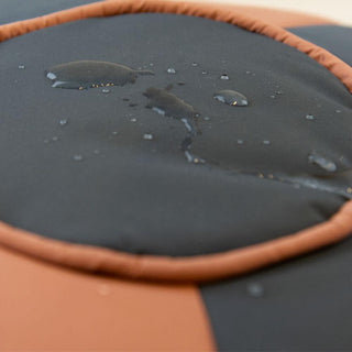 Relaxsit two tone round footStool, Decorative Pouf, Ottoman, Bean Bag Chair, Footstool, Foot Rest Stylish