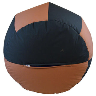 Relaxsit two tone round footStool, Decorative Pouf, Ottoman, Bean Bag Chair, Footstool, Foot Rest Stylish