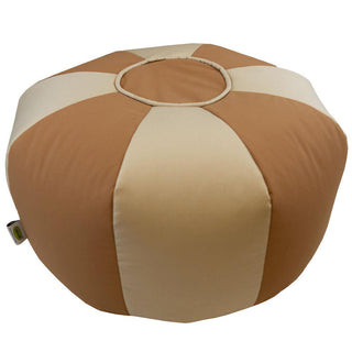 Relaxsit two tone round footStool, Decorative Pouf, Ottoman, Bean Bag Chair, Footstool, Foot Rest Stylish
