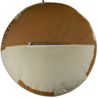 Relaxsit two tone round footStool, Decorative Pouf, Ottoman, Bean Bag Chair, Footstool, Foot Rest Stylish