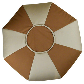 Relaxsit two tone round footStool, Decorative Pouf, Ottoman, Bean Bag Chair, Footstool, Foot Rest Stylish