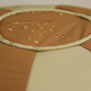 Relaxsit two tone round footStool, Decorative Pouf, Ottoman, Bean Bag Chair, Footstool, Foot Rest Stylish