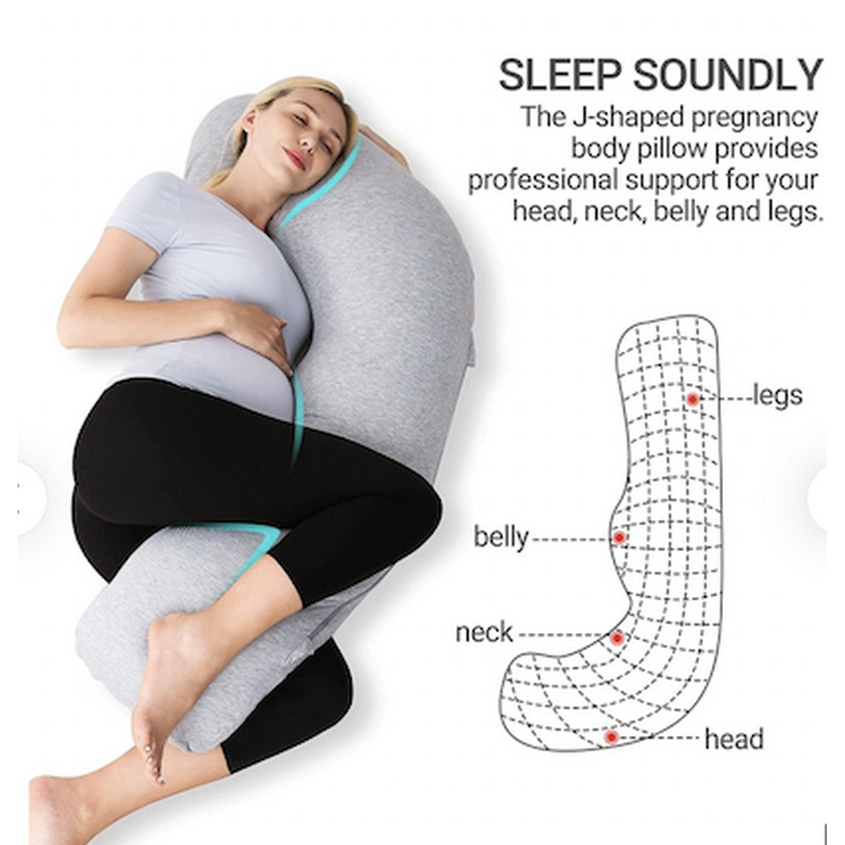 J Shape Pillow - Relaxsit