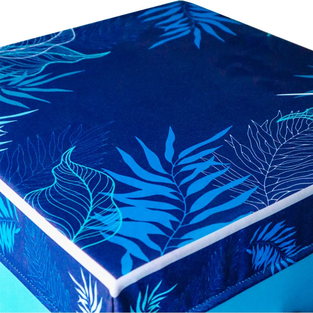 Funky Cube Pouf Luxury Living Room and Bed Room Seating Plus Foot Stool Size 16’’ x 16’’ x 15" Height - Relaxsit