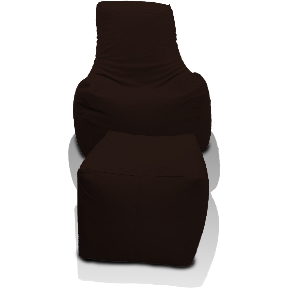 Faux Leather Comfy Bean Bag Chair -  - Relaxsit