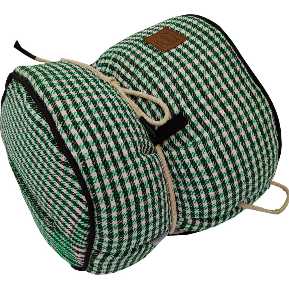 Jacquard Fabric Bean Bag Ottoman Stool - Relaxsit