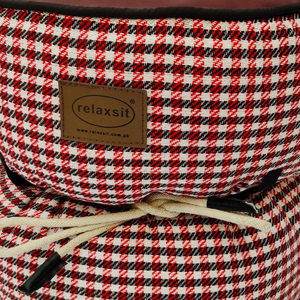 Jacquard Fabric Bean Bag Ottoman Stool - Relaxsit