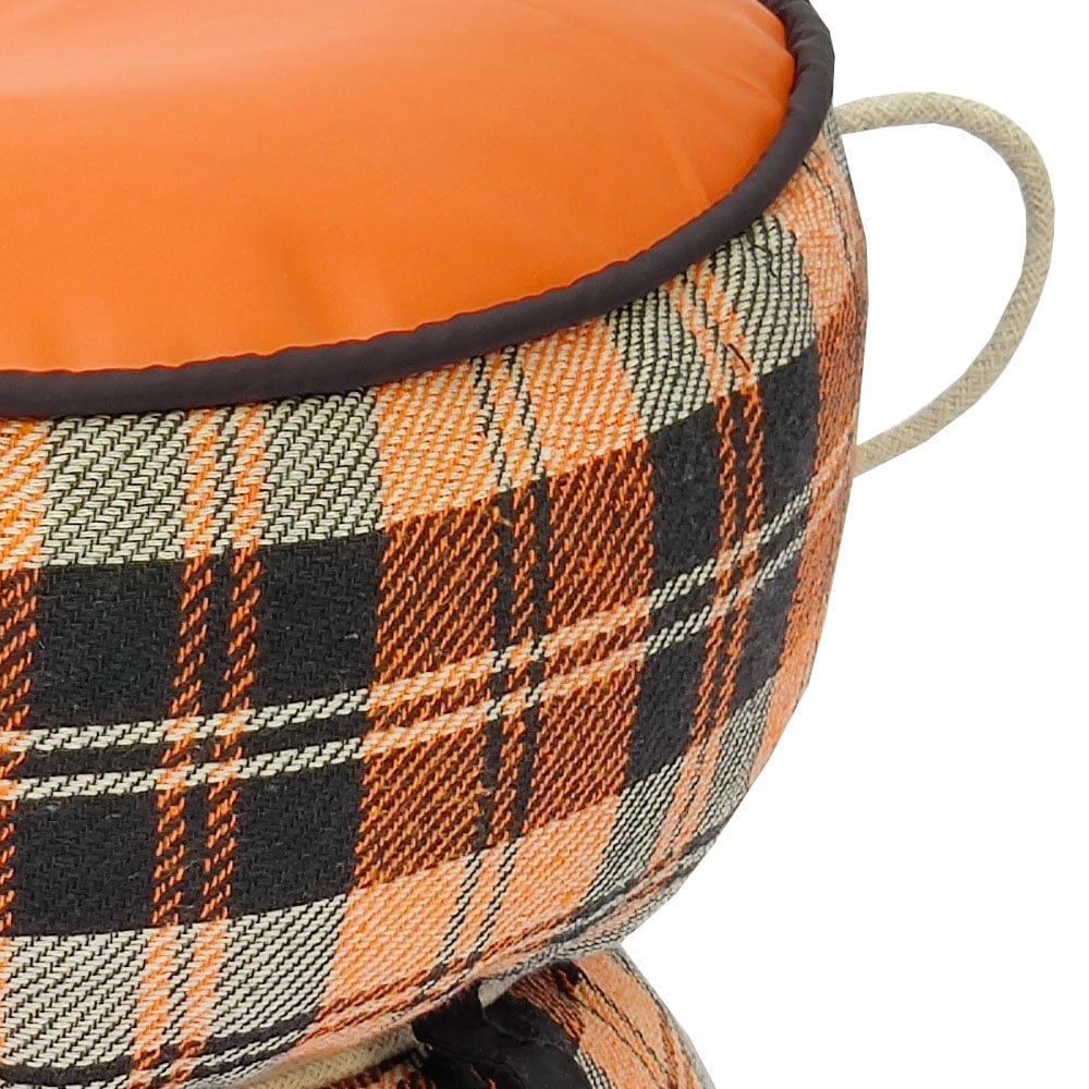 Jacquard Fabric Bean Bag Ottoman Stool - Relaxsit