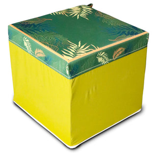 Funky Cube Pouf Luxury Living Room and Bed Room Seating Plus Foot Stool Size 16’’ x 16’’ x 15" Height - Relaxsit
