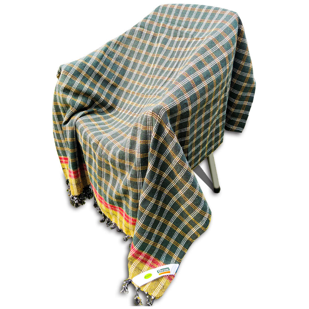 Cotton Summer Throw Kasuri khais Bed Throw Travel Blanket - relaxsit,.official