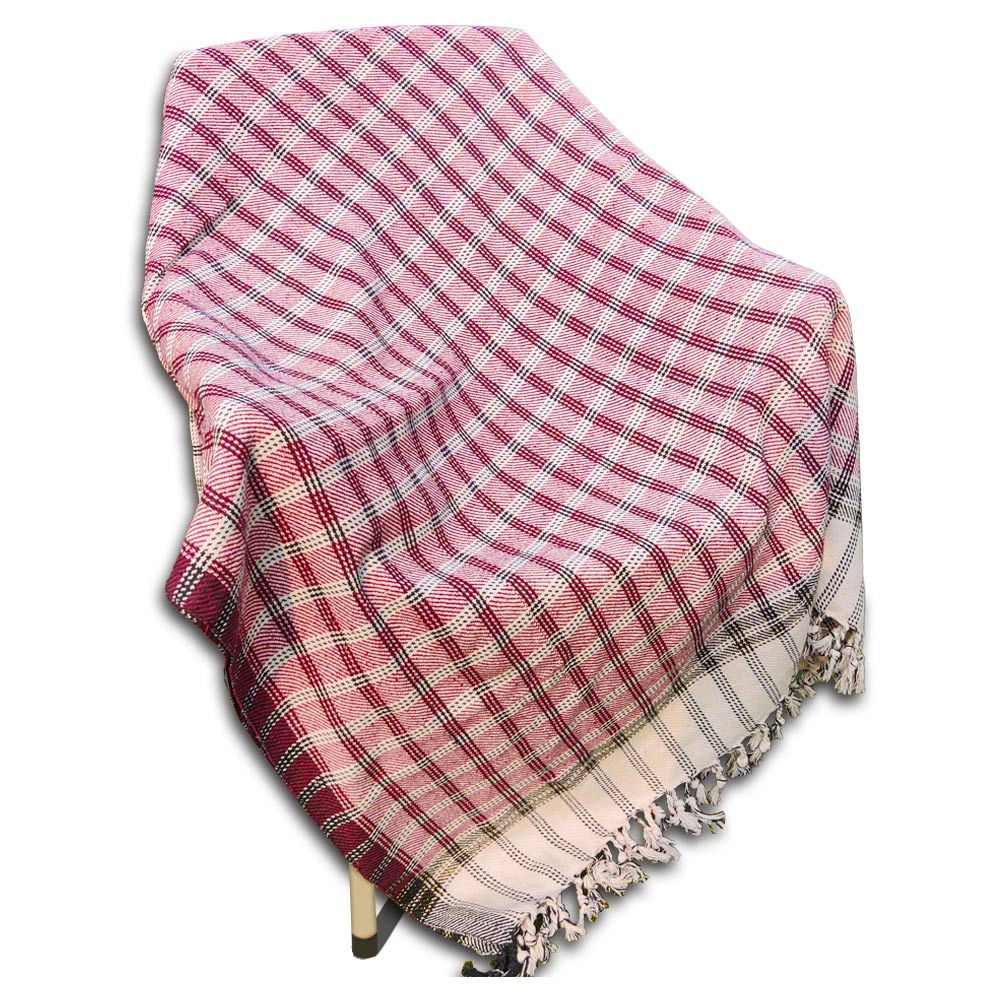 Cotton Summer Throw Kasuri khais Bed Throw Travel Blanket - relaxsit,.official