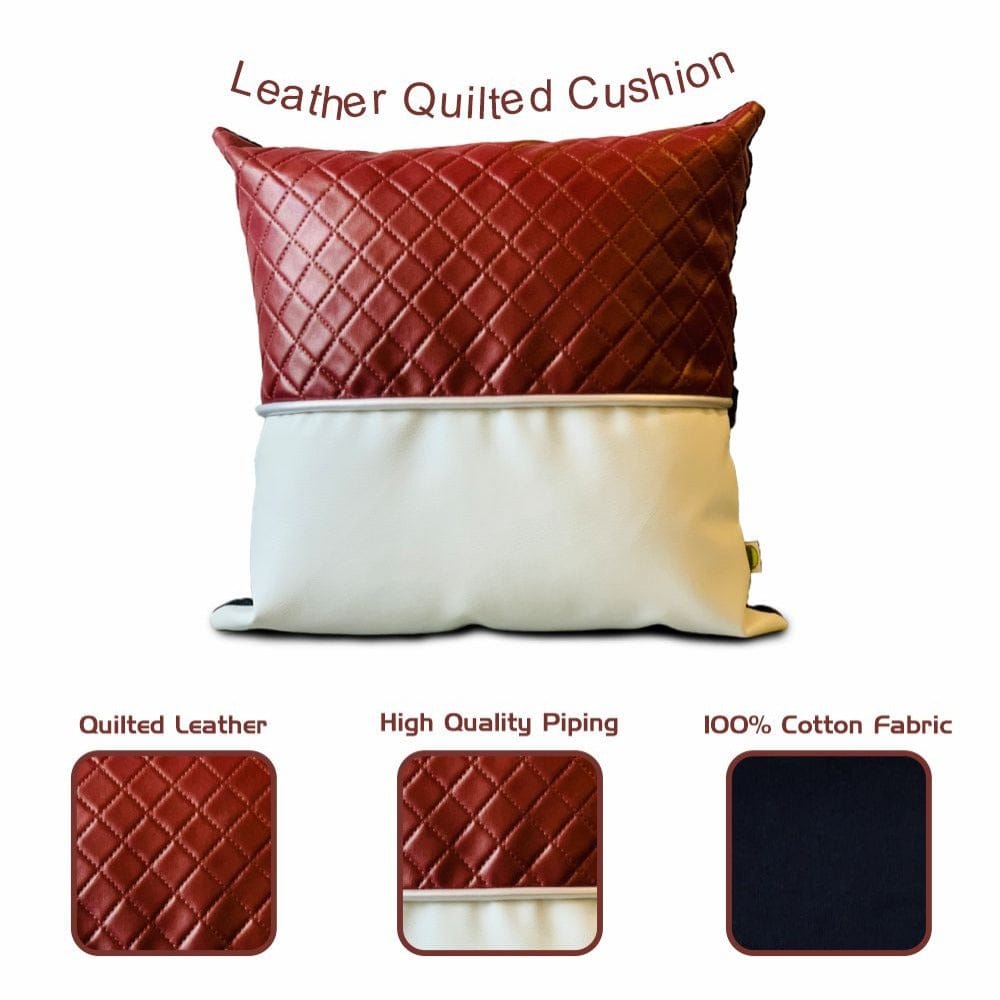 Leather Quilted Cushion - Relaxsit