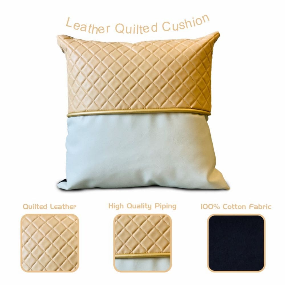 Leather Quilted Cushion - Relaxsit