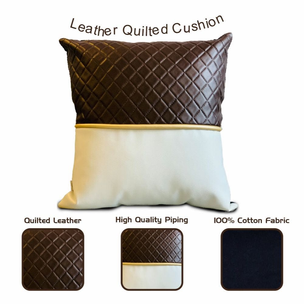 Leather Quilted Cushion - Relaxsit