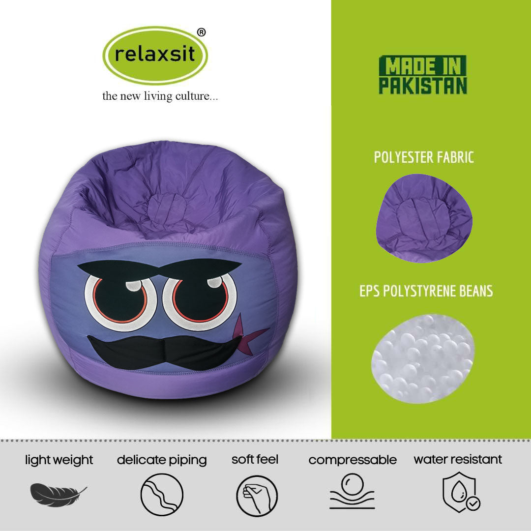 Relaxsit Monster Bean Bag – Medium-Sized Bean Bag Sofa – A Perfect Seating Solution for Youngsters -  - Relaxsit